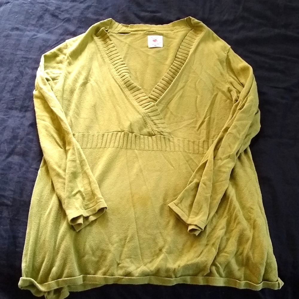 Long sleeve maternity top